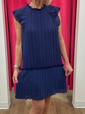 Blake Sleeveless Dress by TCEC, Navy - NWTs!